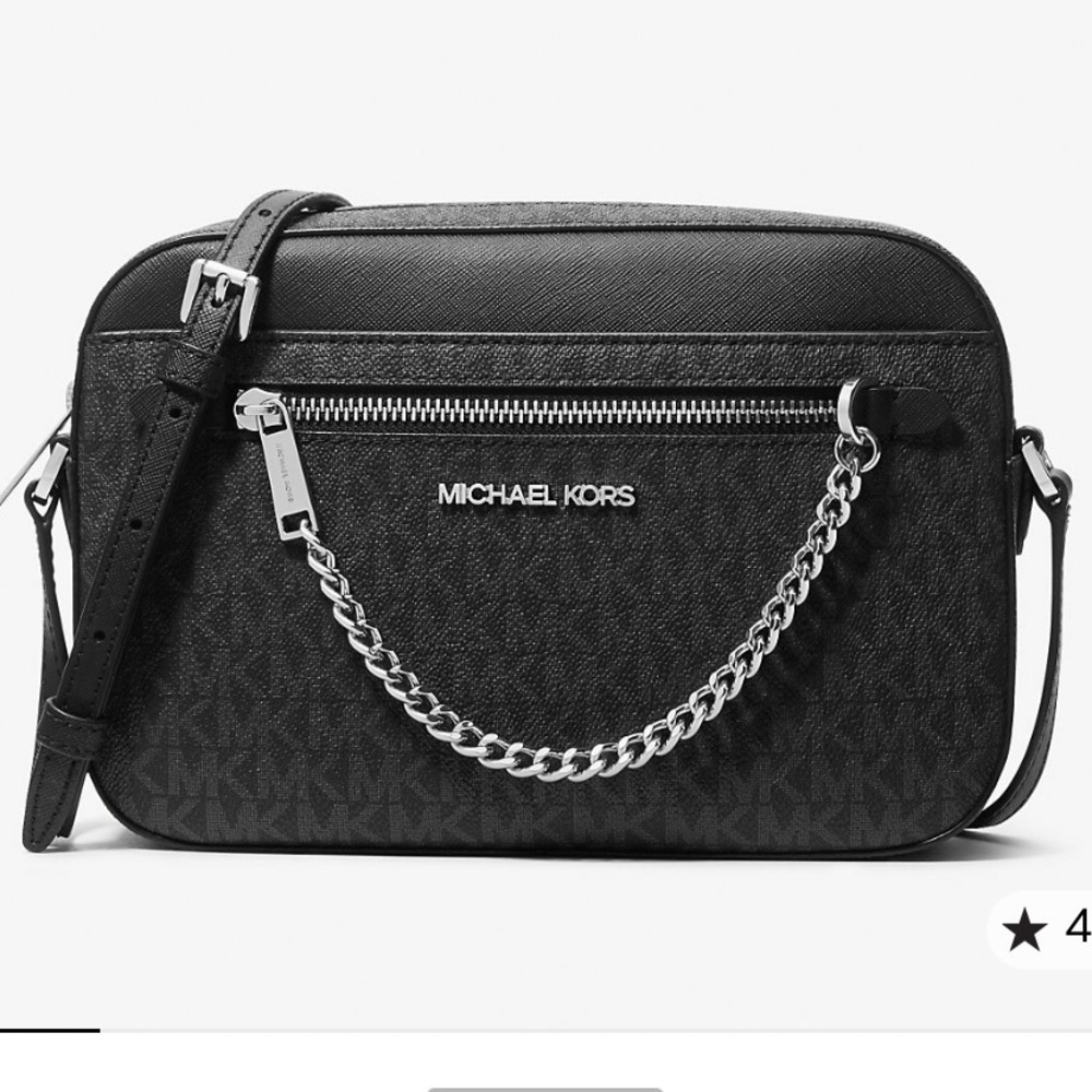 Jet Set Large Logo Crossbody Bag